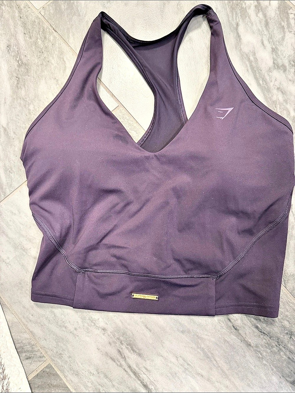 Gymshark Vital Seamless Sports Bra Purple Large
